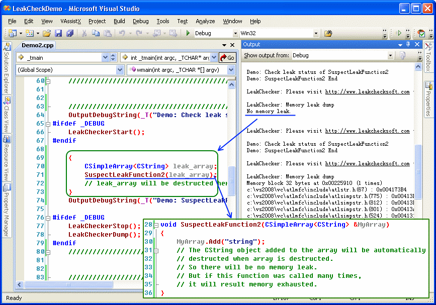 LeakChecker Demo